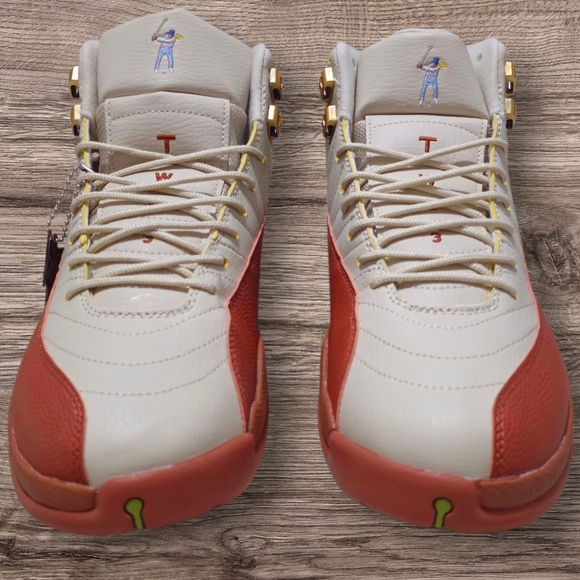 DS Air Jordan 12 Retro x Eastside Golf 'Out of the Clay' - Size 10.5 - No Box - Picture 3 of 6